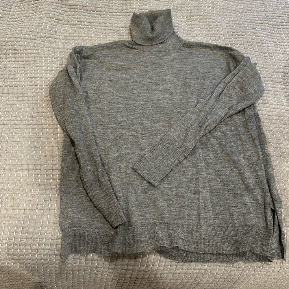 Jcrew merino wool turtleneck sweater